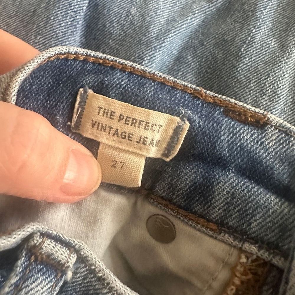 Madewell The Perfect Vintage Jean in Parnell Wash: Comfort Stretch Edition 27 - Picture 12 of 12